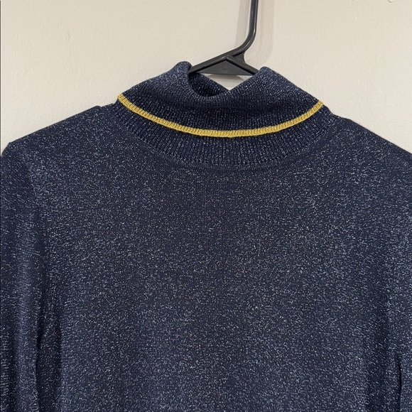 NWT Scotch and Soda long sleeve metallic midi dress - Picture 2 of 4